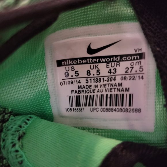 Nike Roshe Run Poison Green - Picture 8 of 8